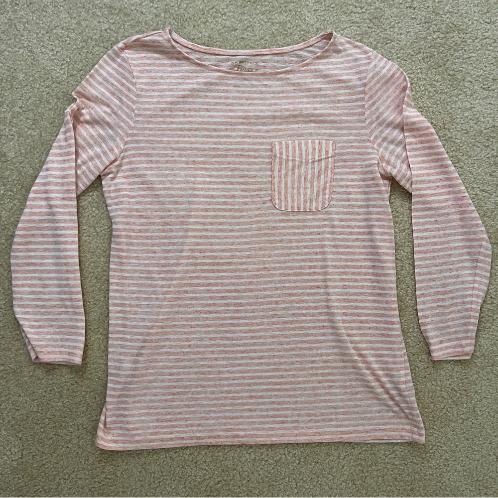 Long Sleeve Stripped T Shirt